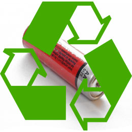 riciclo batterie ricaricabili