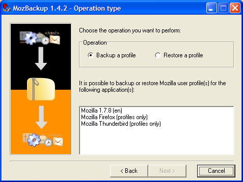 mozbackup serve per fare il backup del profilo di firefox