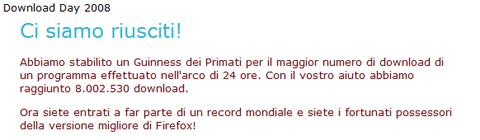 firefox download day guinness dei primati